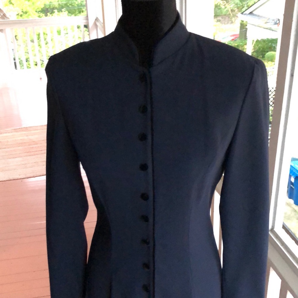 Vintage Liz Claiborne navy DressCoat